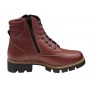 Ghete dama imblanite din piele naturala cu doua femoare Bordeaux GKR21VIS